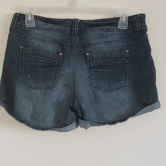 Stretch denim shorts - Picture 2 of 2